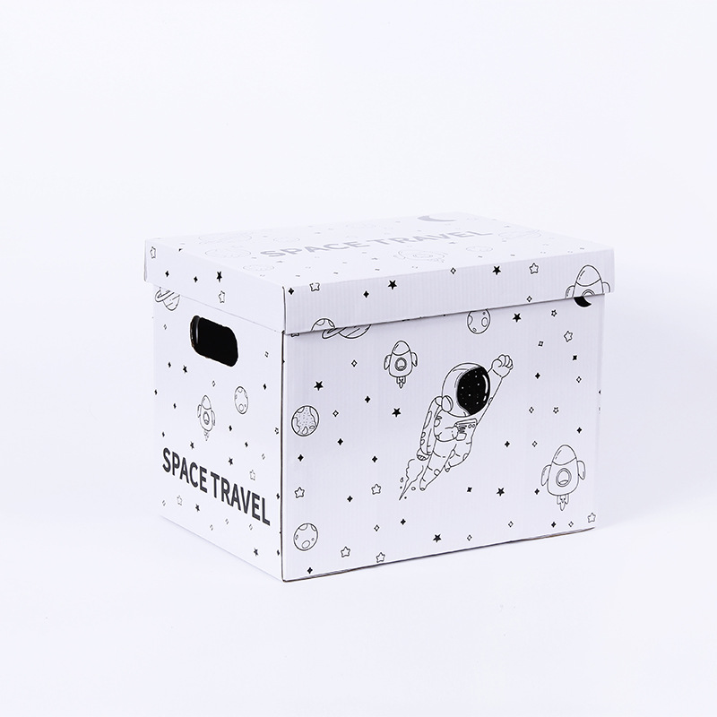 Carton mobile boîtes rondes dures valises boîtes de rangement pour vêtements stockage papier kraft carton d'expédition