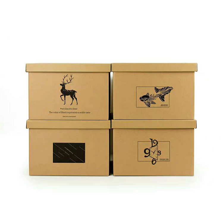 Carton mobile boîtes rondes dures valises boîtes de rangement pour vêtements stockage papier kraft carton d'expédition