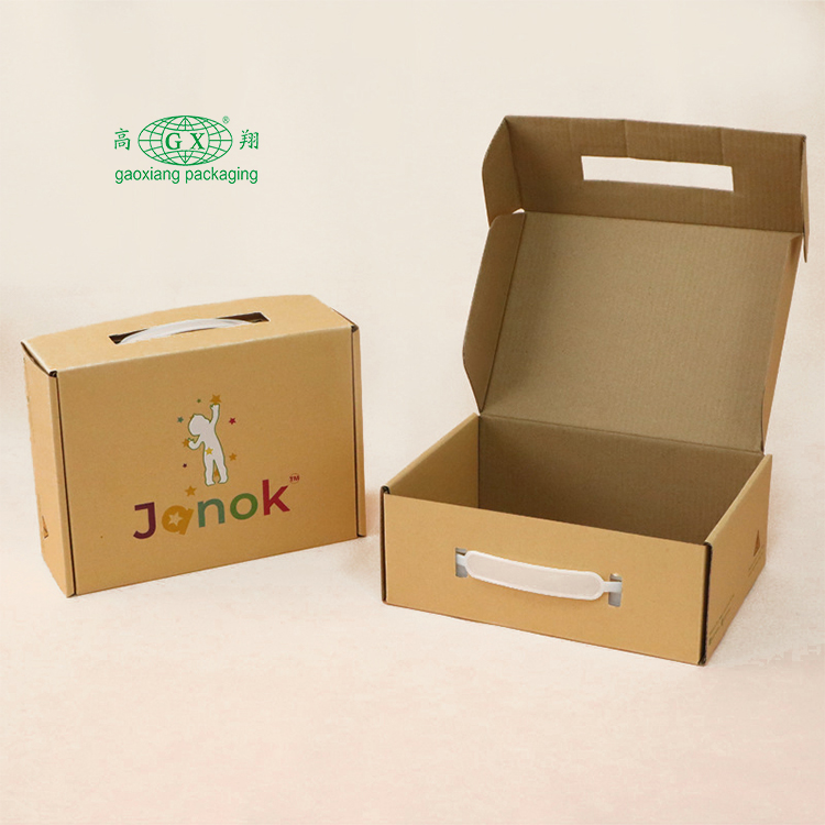 Chemise en carton ondulé de haute qualité personnalisée vêtements carton boîte de papier d'emballage en ligne plat
