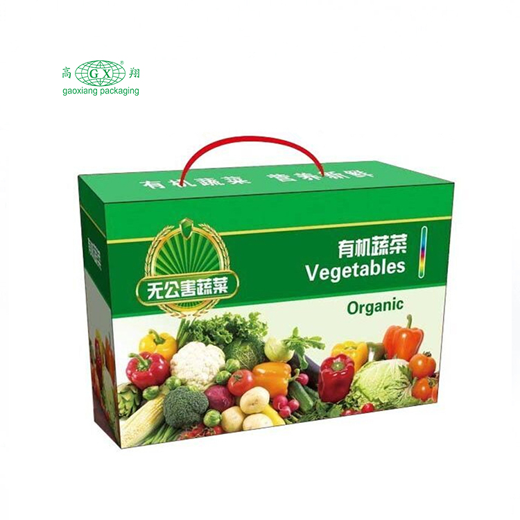 Boîtes d'emballage de fruits en carton ondulé sur mesure