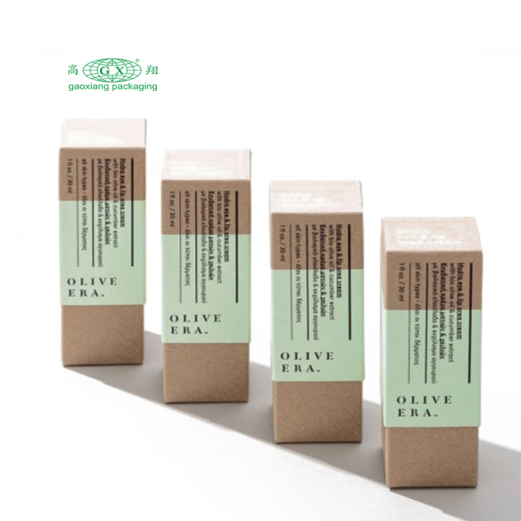 Boîte d'emballage de coffret cadeau d'huile essentielle au détail de conception personnalisée